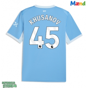 Manchester City Abdukodir Khusanov #45 Replika Hjemmebanetrøje 2026-27 Kortærmet